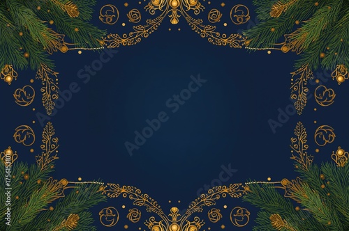 Festive greeting card with ...