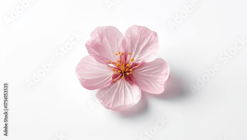 White backdrop with cherry ...