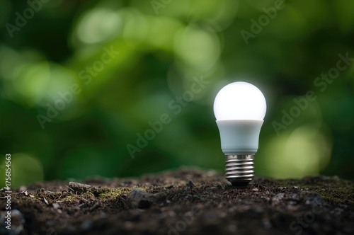 Eco-friendly light bulb pla...