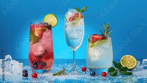 Berry and herb-infused long...