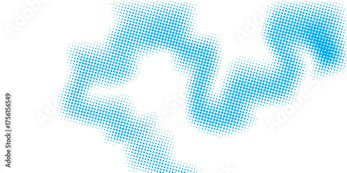 Global vector illustration of male and female symbols on an earth map mosaic pattern with a digital halftone texture