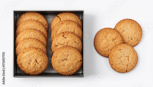 Crunchy shortbread cookies ...