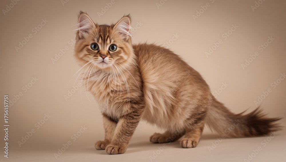 Fototapeta premium Feline Striking a Pose for the Lens