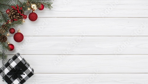 Festive corner frame featur...