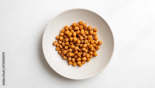 Prepared Chickpeas Served o...