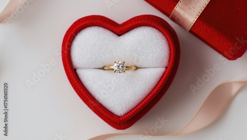 Gemstone ring displayed ins...