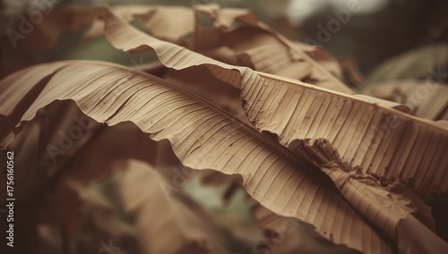 Blurred view of withered ba...