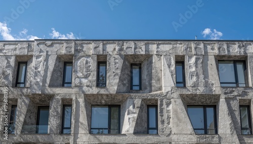 Exterior view of a modern h...