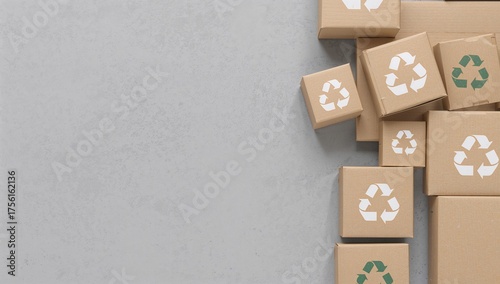 Recycling symbol imprinted ...