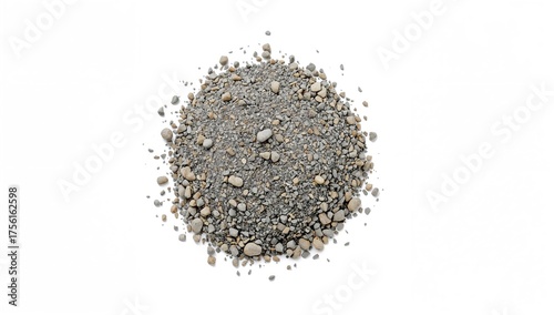 Isolated Heap of Grey Coars...