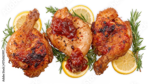 Delicious grilled chicken h...