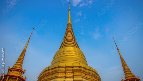 Shimmering Buddhist Stupa w...