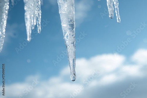 Winter Scene Featuring Icic...