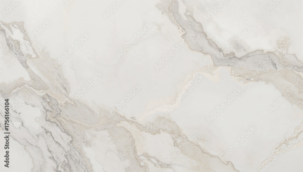 Obraz premium Detailed view of a white marble textured background