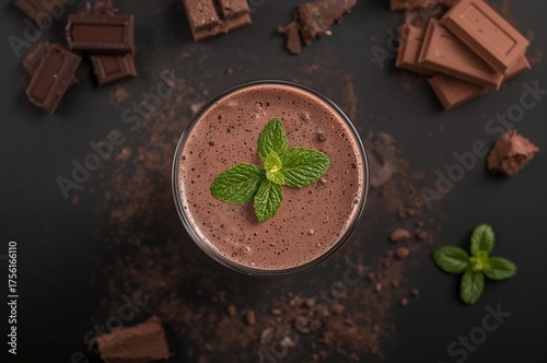 Banana chocolate smoothie g...