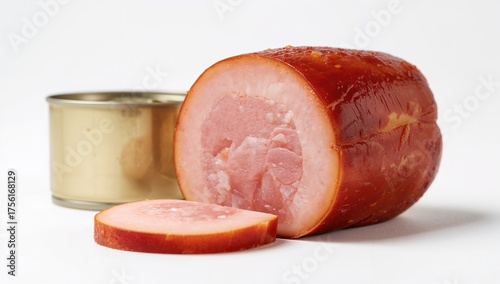Cooked Ham in a Can Set Aga...
