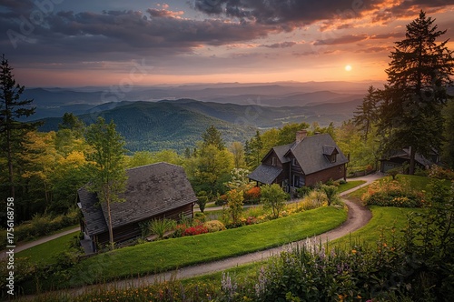 Scenic hillside homes with ...