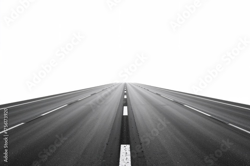 Profile of a paved highway ...