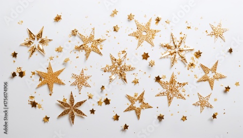 Cluster of golden stars on ...