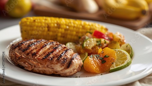 BBQ grilled chicken breasts...