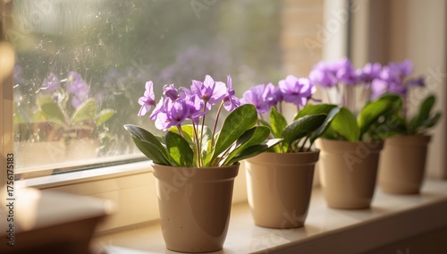 Miniature potted flowering ...