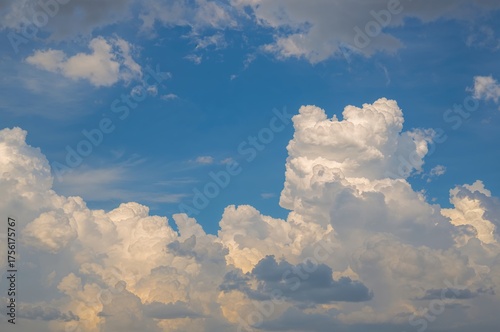 Sky filled with clouds on a...