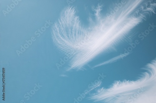 Bright daytime summer sky f...