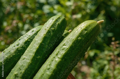 Close-up view of fresh gree...