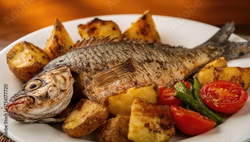 Plate of roasted vegetables...