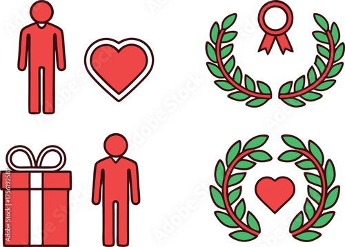 Day of Goodwill Illustration Set. Goodwill Celebration Design Collection. South Africa Goodwill Day Artwork. Goodwill Holiday Creative Design. Day of Goodwill Festive Illustration. Goodwill Season Art