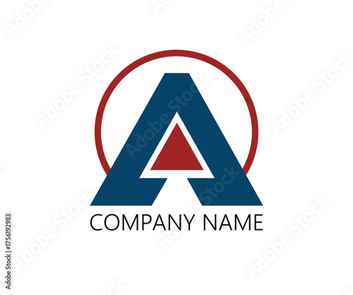 A letter business company logo 