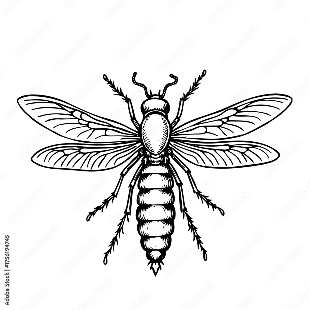Obraz premium dragonfly vector illustration
