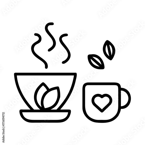 Aromatic herbal tea for relaxation and wellness