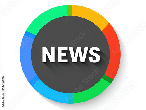 A minimalist news bulletin ...