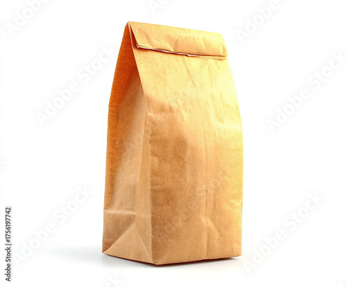 paper bag isolated image