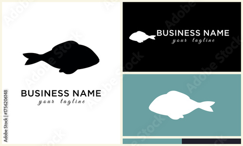 Fish logo design.