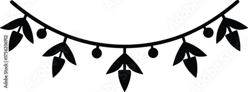 Garland Art Vector Icon
