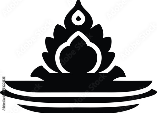 Lakshmi Thali Vector Icon