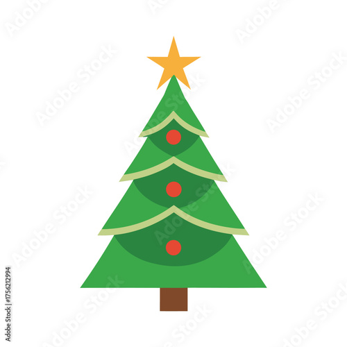 Minimalist Christmas Tree Logo Design For Holiday And Celebration Branding
