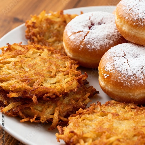 Imagery Latkes Sufganiyot