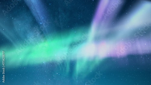 Aurora Dance Beneath the Milky Way Loop