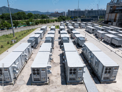 Overlooking the energy storage power station
