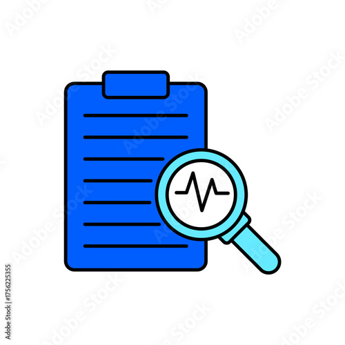 Icon a diagnostic, isolated against a clean background.