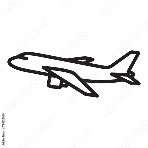 Airplane Icon – Minimal Flight Symbol