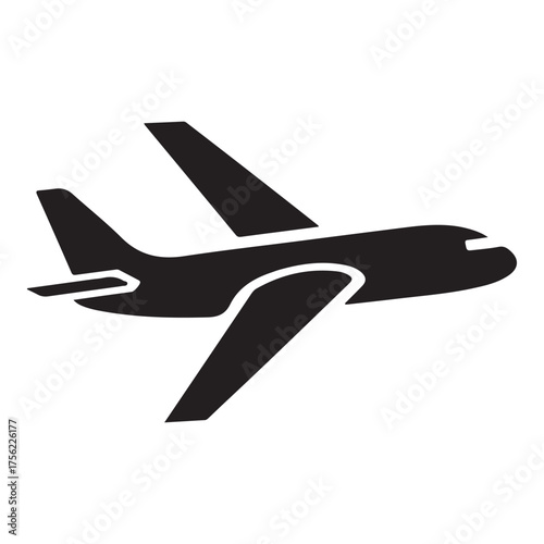 Airplane Icon – Minimal Flight Symbol