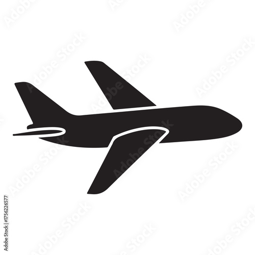 Airplane Icon – Minimal Flight Symbol