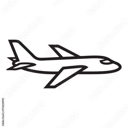 Airplane Icon – Minimal Flight Symbol