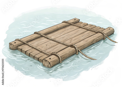 wooden-rafton a isolated transparent background	
