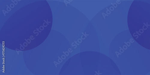 Geometric circles with blue colour abstract background vector illustration. Perfect for modern projects basktop wallpaper ,business,poster,banner,studio, company,smooth templates. High quality graphic