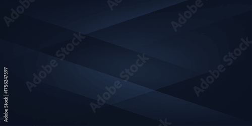 Dark blue abstract background with flowing wave and futuristic ray lines creates a dynamic digital motion design and pattern
